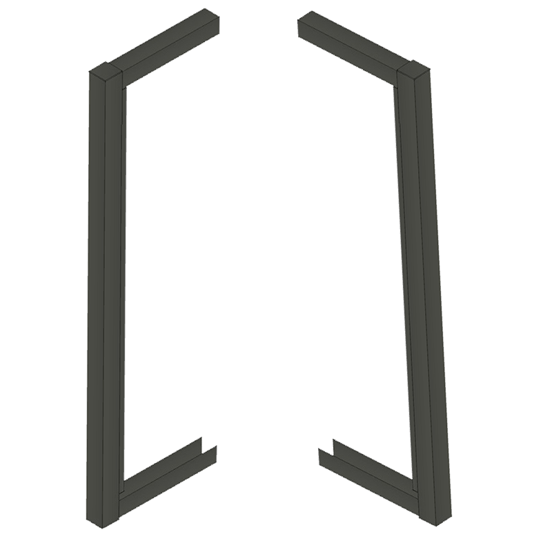 Steeline Fnw Online Colorbond Gate Stile Pair